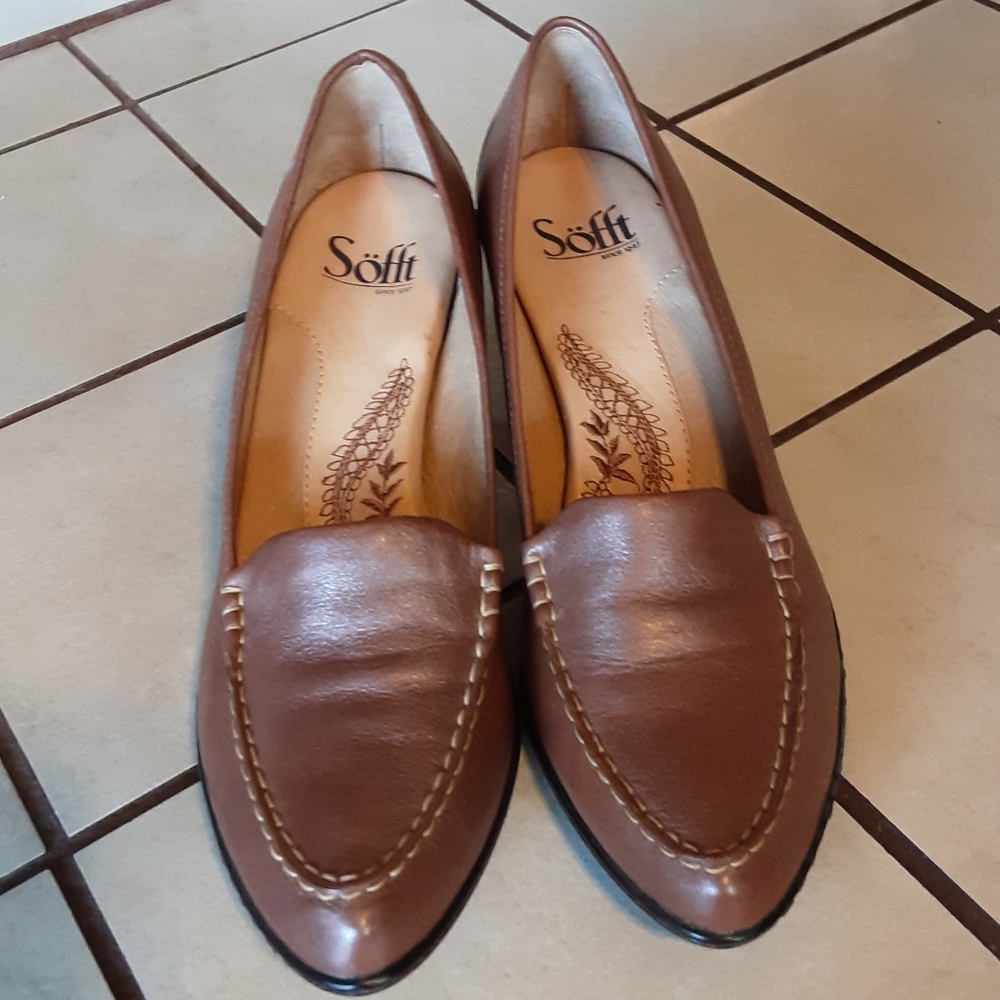Sofft Brown Confort Heels